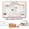 Puzzle 3D Lemn - Casuta - 8 cm