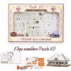 Puzzle 3D Lemn - Casuta - 12 cm
