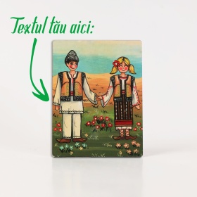 Magnet cuplu tinerei - Personalizabil