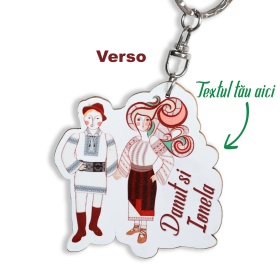 Breloc 2 țărănei - Personalizabil