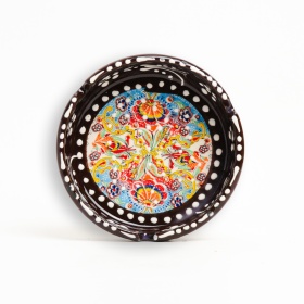 Scrumiera din ceramica decorata - 11 cm x 4 cm