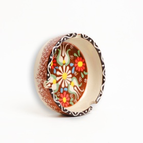 Scrumiera din ceramica decorata - 11 cm x 3,5 cm