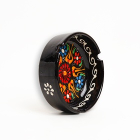 Scrumiera din ceramica decorata - 11 cm x 3,5 cm