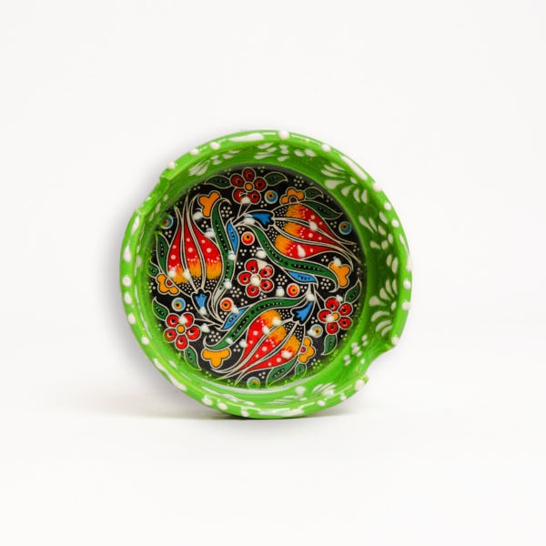 Scrumiera din ceramica decorata - 8 cm x 3 cm