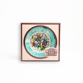 Castron din ceramica cu motive traditionale - 10 cm x 4 cm