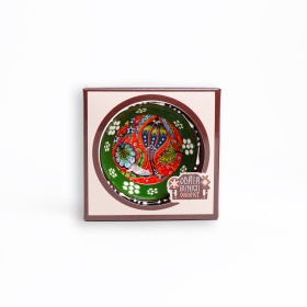 Castron din ceramica cu motive traditionale - 9 cm x 4 cm