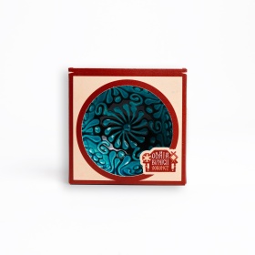 Castron din ceramica cu motive traditionale - 9 cm x 4 cm