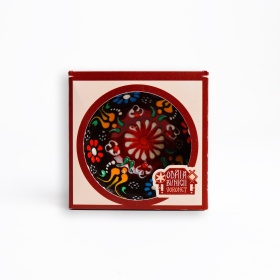 Castron din ceramica cu motive traditionale - 9 cm x 4 cm