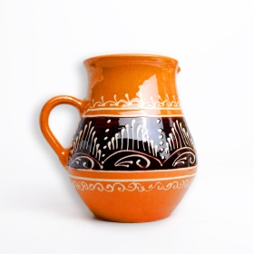 Ulcior din ceramica cu motive traditionale- 1L