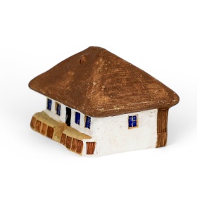 Casuta ceramica- 6,5cm x 5 cm
