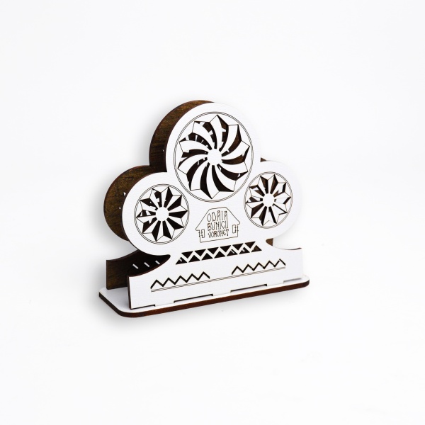 Suport pentru servetele logo Odaia Bunicii Voronet