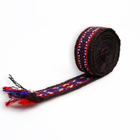 Brau traditional de lana tesut 148x3CM