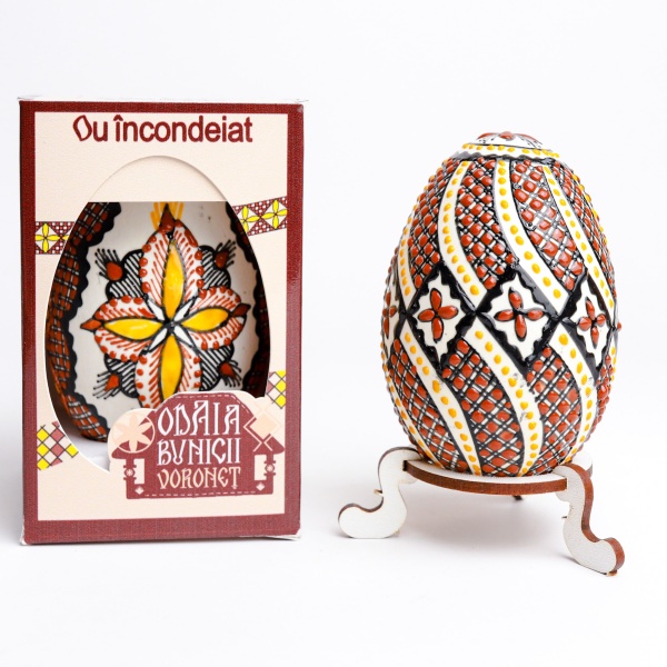 Ou incondeiat cu ceara (gasca) din Bucovina