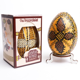 Ou din lemn incondeiat cu ceara - din Bucovina