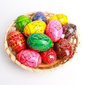 Ou din lemn albastru