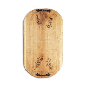 Platou din lemn cu mâner - 55cm x 32cm