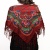 Batic/Esarfa cu franjuri - model floral
