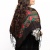 Batic/Esarfa cu franjuri - model floral