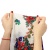 Batic/Esarfa cu franjuri - model floral