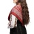 Batic/Esarfa cu franjuri - model floral