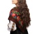 Batic/Esarfa cu franjuri - model floral