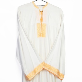 Ie tradițională românească pentru bărbați galbenă