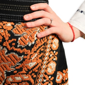 Catrinta / Fota tesuta manual la razboi