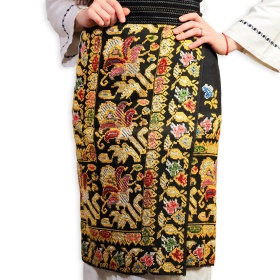 Catrinta / Fota tesuta manual la razboi