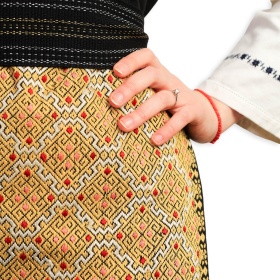 Catrinta / Fota tesuta manual la razboi