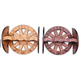 Blidar rustic bucatarie/foisor maro - 56 cm x 53,5 cm