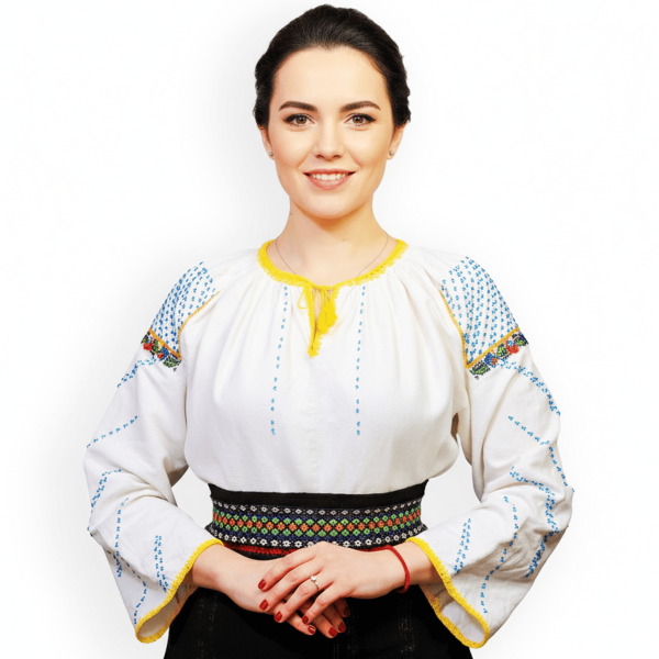 Ie Bucovina cusuta cu margele- XL