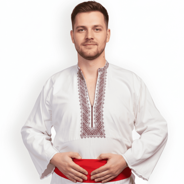 Ie tradițională românească pentru bărbați- cusută manual