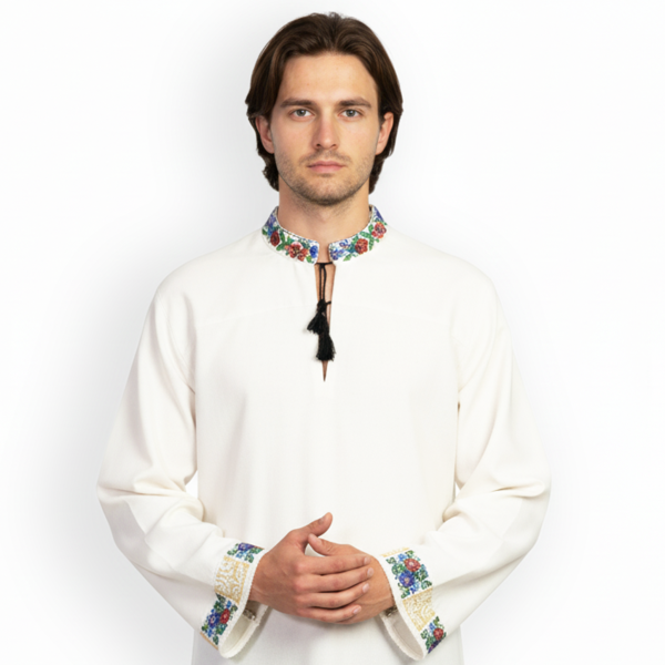 Ie tradițională pentru bărbați cusută cu mărgele