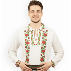 Ie barbateasca traditionala brodata la masina