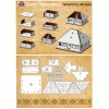 Puzzle 3D Lemn - Casuta - 12 cm