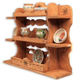 Blidar din lemn masiv maro deschis - 60 cm x 78 cm