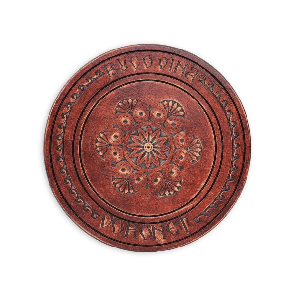 Farfurie traditionala din lemn - 20 cm