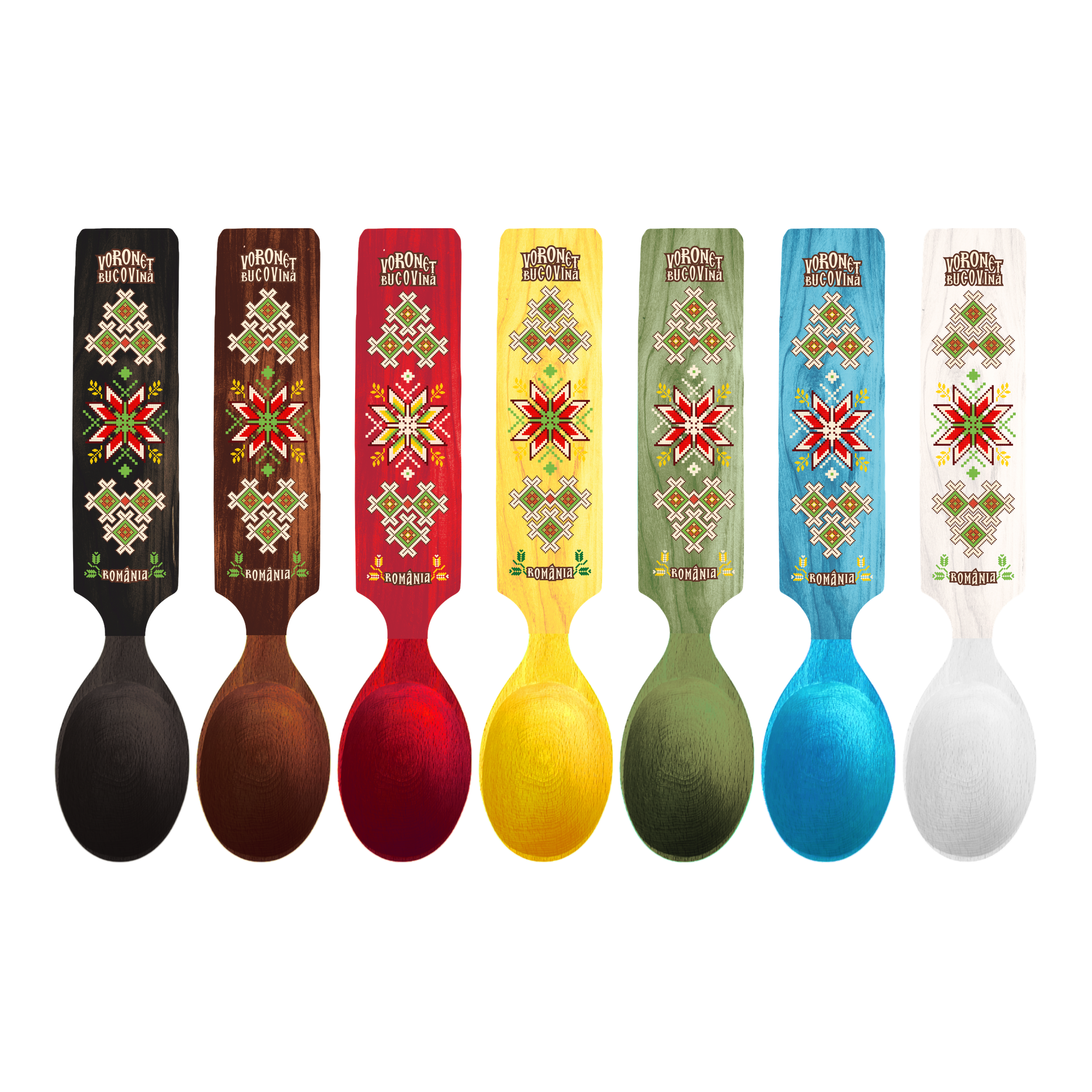 Lingura colorata Voronet