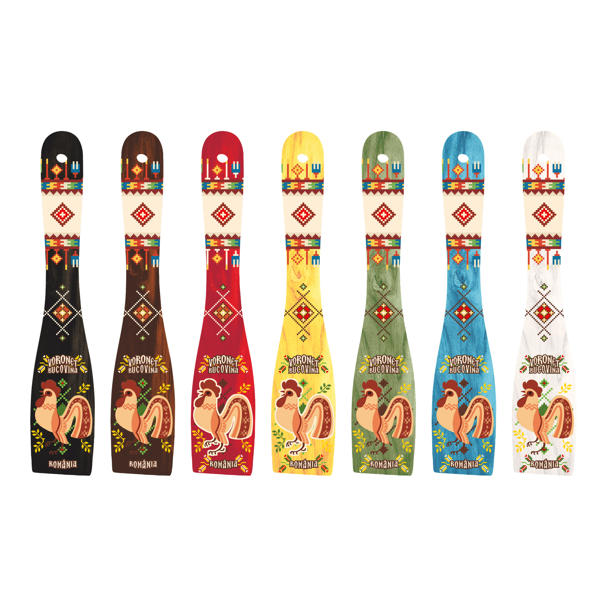 Paleta colorata Voronet