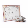 Puzzle 3D Lemn - Casuta - 17 cm