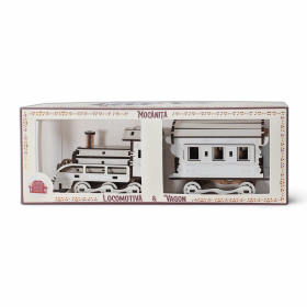 Macheta Set Locomotiva + Vagon 3D
