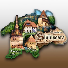 Magnet Sighisoara - Harta