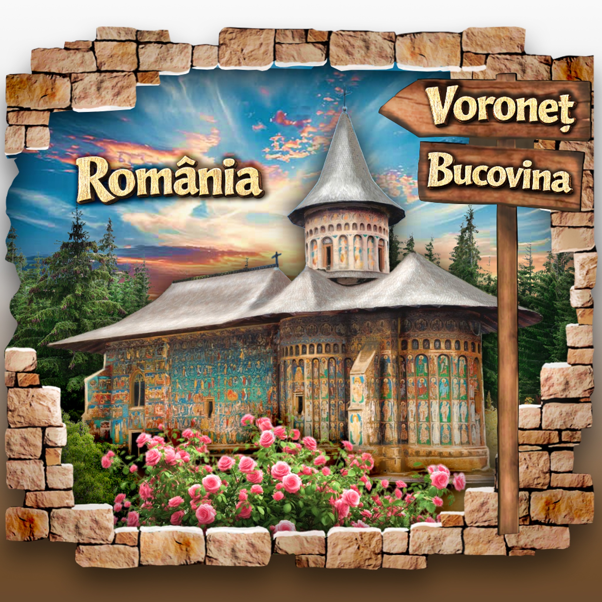 Magnet Voronet - Sageata Zid