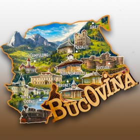 Magnet Bucovina - Harta