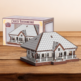 Casuta Lemn 3D - 12 cm