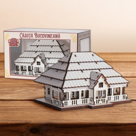 Casuta Lemn 3D - 17 cm