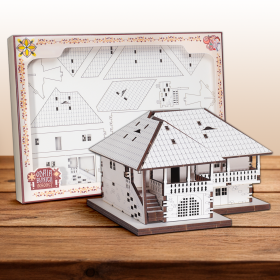 Puzzle 3D Lemn - Casa Chiojd - 15 cm