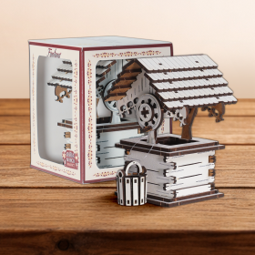 Fantana Lemn 3D - 10cm x 7 cm