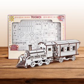 Puzzle Set Locomotiva si Vagon