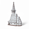 Biserica Traditionala din Lemn 3D - 13 cm